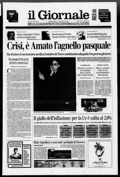 Il giornale : quotidiano del mattino